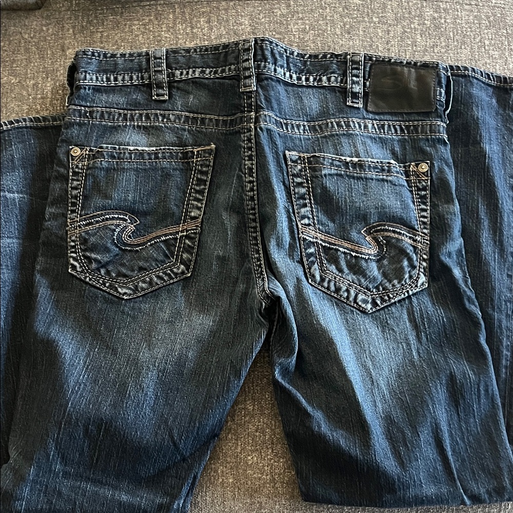 Silver Jeans Men's Relaxed Fit Blue Jeans
